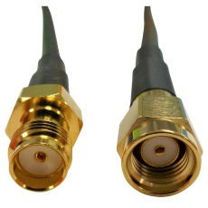 【CA120/195-VJ】CABLE ASSY SMA JACK-RP SMA PLUG 3.05M