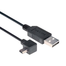 【CAA-90LMB5-05M】USB CABLE A PLUG-MINI B R/A PLUG 19.7