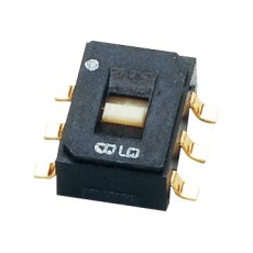 【CAS-220TB1】SLIDE SWITCH DPDT 0.1A 6VDC SMD