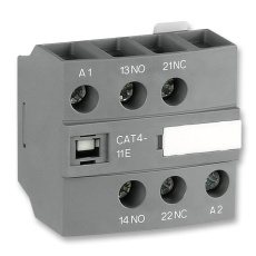 【CAT4-11E】CONTACT BLKAUXFRNT1NO+1NC