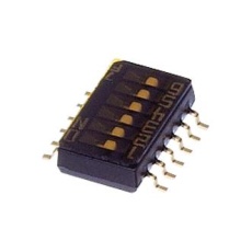 【CHS-06TB1】DIP SW 6CKT SPST 0.1A 6VDC SMD
