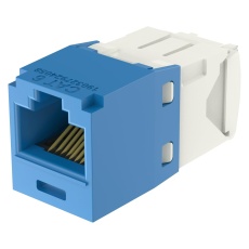 【CJ688TGBU】RJ45 CONN JACK 8P8C 1PORT BLUE