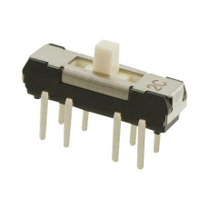 【CL-SB-23C-01】SLIDE SWITCH DP3T 0.2A 12VDC TH