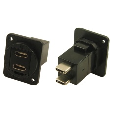 【CP30212X】DUAL USB TYPE C RCPT-PLUG 24POS