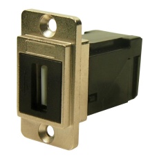 【CP30754M】USB ADAPTOR R/A 2.0 TYPE A RCPT-RCPT
