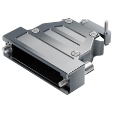 【D9000GE0/AA】D SUB BACKSHELL 180DEG SIZE DE ZINC