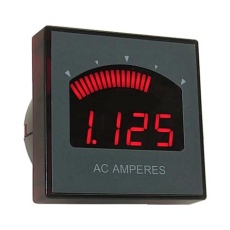 【DMR35-ACA2-AC1-R】LEDデジタル電流計 0～10A レッド