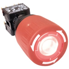 【E200-R11-A1KR】E-STOP SW DPST-NO DPST-NC 8A 125VAC