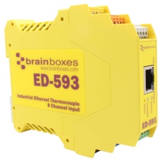 【ED-593】ETHERNET - 8 THERMOCOUPLE 2.5W SCREW