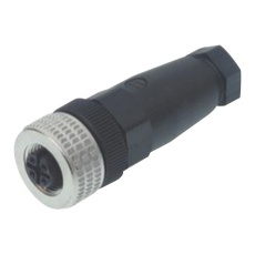 【ELKA 4012 PG 7 BLACK*】SENSOR CONNECTOR M12 RCPT 4POS CABLE
