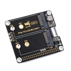 【WAVESHARE-27480】Raspberry Pi 5用 2ch M.2 SSD HAT+