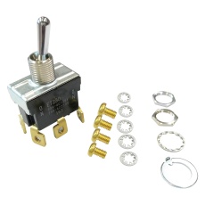 【ET230N10-Z】TOGGLE SWITCH DPDT 30A 125VAC PANEL