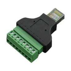【FIT0848】ADAPTER 8P RJ45 PLUG-TERMINAL BLOCK