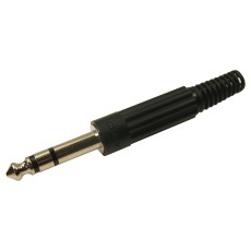 【FM1026】STEREO JACK PLUG 6.35MM PLASTIC CABLE