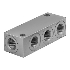 【FR-4-1/4-C】DISTRIBUTOR BLOCK 3 OUTLET G1/4