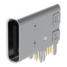 【GSB1C912140FSHR】USB CONN 2.0 TYPE C RCPT 14POS THT