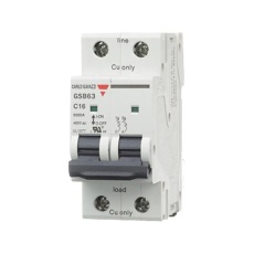 【GSB632PC6】THERMAL MAG CKT BREAKER 2P 6A 277VAC