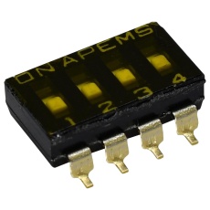 【IKD0403000】DIP SW 4CKT SPST-NO 0.025A/24VDC SMD