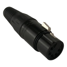 【IO-XLR5-F-BKAU】XLR CONNECTOR JACK 5POS CABLE