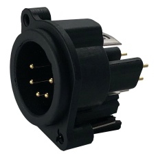 【IO-XLR5-M-EV】XLR CONNECTOR PLUG 5POS PCB
