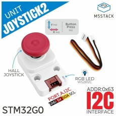 【M5STACK-U024-V2】M5Stack用I2Cジョイスティック2ユニット(STM32G030)