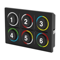 【K09-00.000011】RUGGED KEYPAD 6 KEY CAN 107 X 69 MM