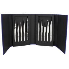【K10HP.IT】TWEEZER KIT HP 10PC STAINLESS STEEL
