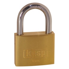 【K12025LO】SAFETY PADLOCK 4MM DIA X 25MM WD BRASS