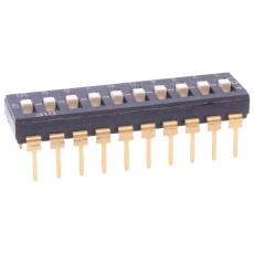 【KAD08LHGT】DIP SWITCH 8CKT SPDT 0.025A 24V TH