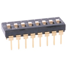 【KAD10LHGT】DIP SWITCH 10CKT SPDT 0.025A 24V TH