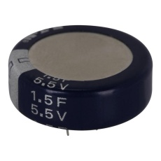 【KR-5R5C155-R】SUPERCAPACITOR 1.5F 5.5V EDLC COIN