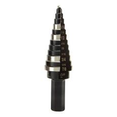 【KTSB14】STEP DRILL BIT 3/16  -7/8   12 HOLE