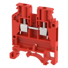 【KUT2.5N / RED】TERMINAL BLOCK DIN RAIL 2POS 12AWG