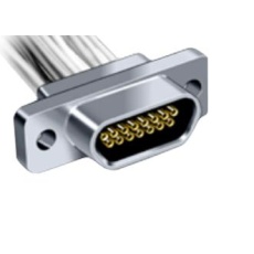 【M83513/04-B09N】CBL ASSY MICRO-D RCPT-FREE END 18