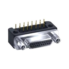 【M83513/10-F01NP】MICRO-D SUB CONN R/A PLUG 37POS TH