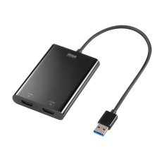 【USB-CVU3HD6】USB-HDMIディスプレイアダプタ(4K×2画面出力)