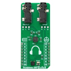 【MIKROE-5577】HEADPHONE AMP 2 CLICK ADD-ON BOARD 3.3V