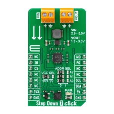 【MIKROE-5754】STEP DOWN 7 CLICK ADD-ON BOARD 3.3/5V