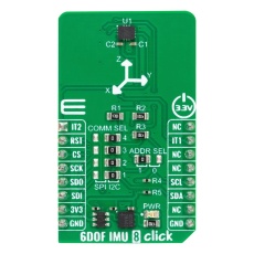 【MIKROE-5763】6DOF IMU 8 CLICK BOARD 3.3V