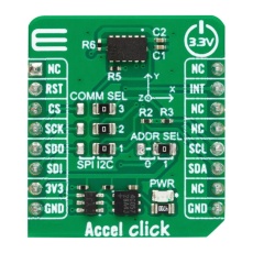 【MIKROE-5766】ACCEL CLICK ADD-ON BOARD ACCELEROMETER