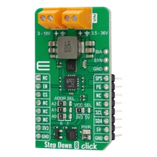 【MIKROE-5813】STEP DOWN 8 CLICK ADD-ON BOARD