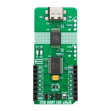 【MIKROE-5815】USB UART ISO CLICK ADD-ON BOARD 3.3V/5V
