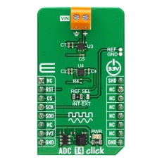【MIKROE-5880】ADC 14 CLICK ADD-ON BOARD 3.3V