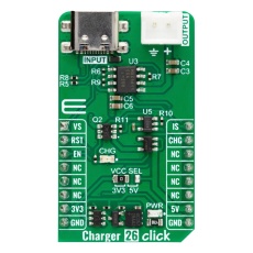 【MIKROE-5882】CHARGER 26 CLICK ADDON BRD BATT CHARGER