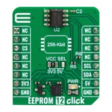 【MIKROE-5893】EEPROM 12 CLICK ADD-ON BOARD 3.3V/5V