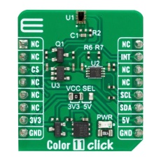 【MIKROE-5894】COLOUR 11 CLICK ADD-ON BRD 3.3V/5V