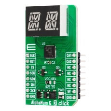 【MIKROE-5903】ADD-ON BOARD 16-SEGMENT DISPLAY