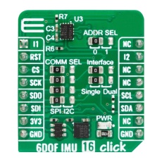 【MIKROE-6040】ADD-ON BOARD 6-AXIS MEMS MOTION SENSOR