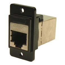 【MP - CP30720SMB440】ADAPTOR RJ45 JACK-JACK 8P8C BLACK