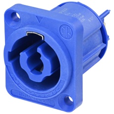 【NAC3MPXXA】POWER CONN INLET 20A/250VAC BLUE